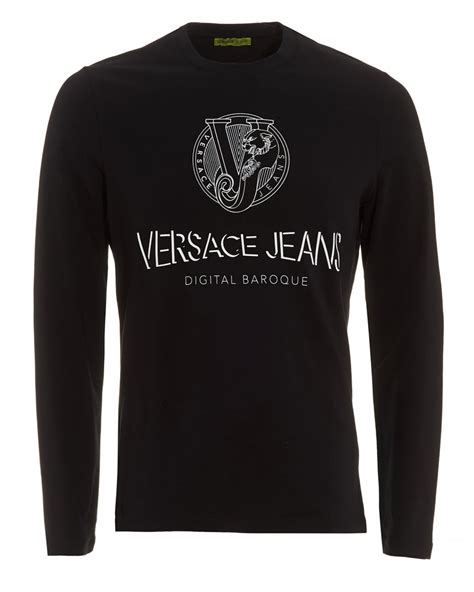 cheap mens versace shirt|versace long sleeve t shirt.